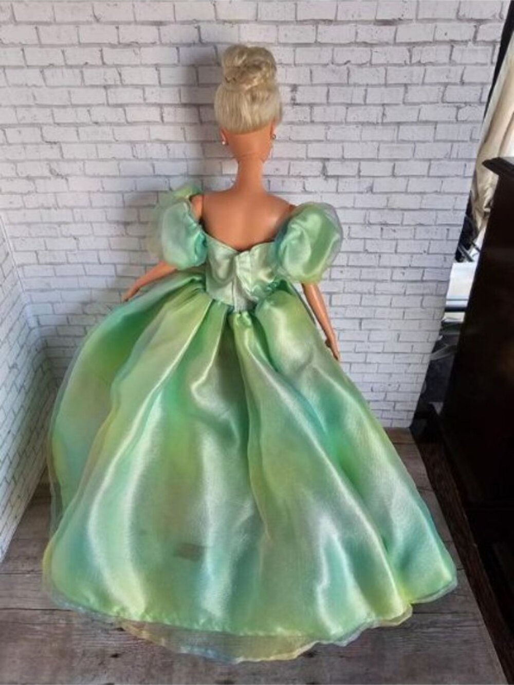 Mattel 1995 Ballerina Barbie Pirouette Doll Green Shimmer Dress Vintage Rare - Picture 5 of 5